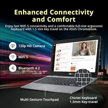 ASUS C223 Chromebook Renewed - 11.6" HD Display