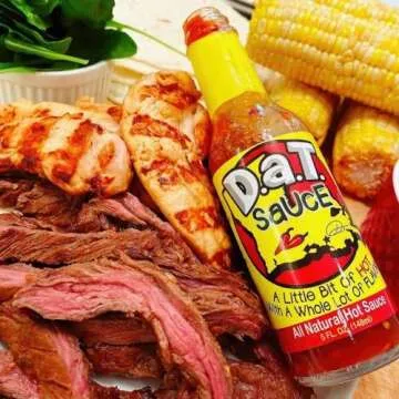 D.a.T. SaUcE, The True Louisiana Original, Gluten Free, No MSG, No Preservatives, All Natural, Modern Mild Cajun Spices & Flavors, 5 oz (1 Pack)