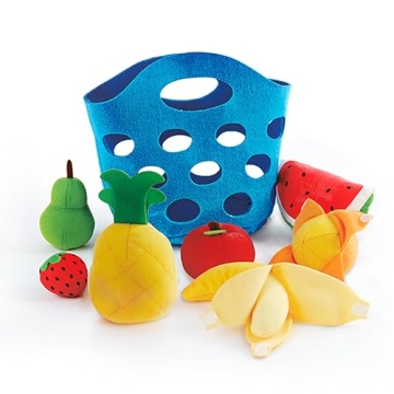 Hape Toddler Fruit Basket Playset for Kids - Safe & Fun