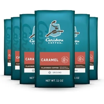 Caribou Coffee Medium Roast - Caramel Flavor, 66 Ounces