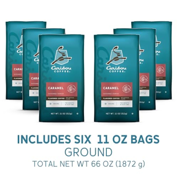 Caribou Coffee Caramel Medium Roast Ground Coffee 66oz