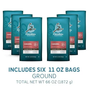 Caribou Coffee Caramel Medium Roast Ground Coffee 66oz