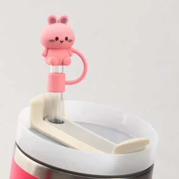 Cute Silicone Straw Covers for Stanley Cup 8pcs Set