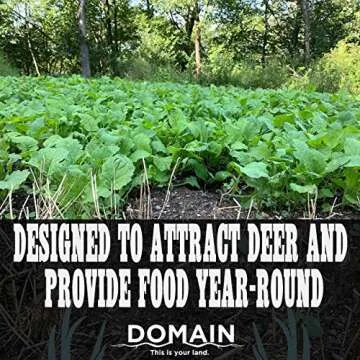 Domain Outdoor Sugar Momma Deer Food Plot Seed, 1/2 Acre, Annual and Perennial Food Sources for Summ...