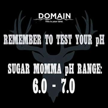 Domain Outdoor Sugar Momma Deer Food Plot Seed, 1/2 Acre, Annual and Perennial Food Sources for Summer, Fall and Winter Attraction, Year Round Food - Turnip, Rape, Kale, Clovers, Chicory