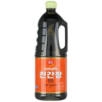Sempio Jin S Soy Sauce 1.8L - Authentic Korean Flavor, Perfect for Asian Cuisine