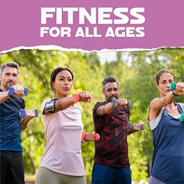 Yes4All Non Slip Hexagon Neoprene Dumbbell Set for Toning