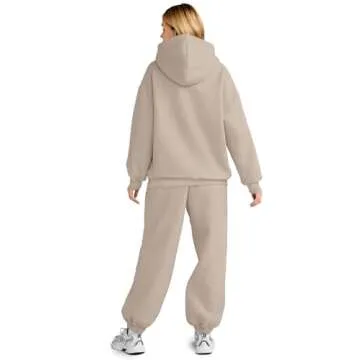 Trendy Oversized Women’s Sweatshirts & Sweatpants Set
