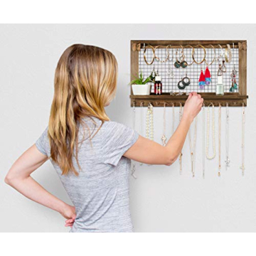 SoCal Buttercup Rustic Jewelry Organizer for All Accessories