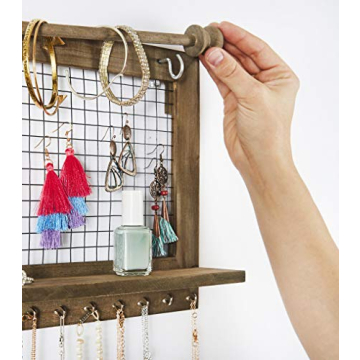 SoCal Buttercup Rustic Jewelry Organizer for All Accessories