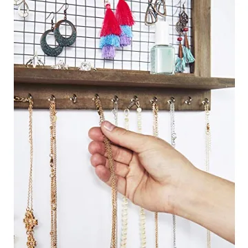 SoCal Buttercup Rustic Jewelry Organizer for All Accessories