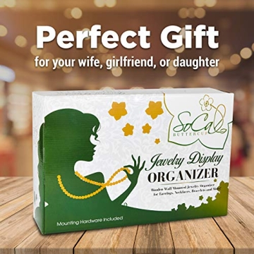 SoCal Buttercup Rustic Jewelry Organizer for All Accessories