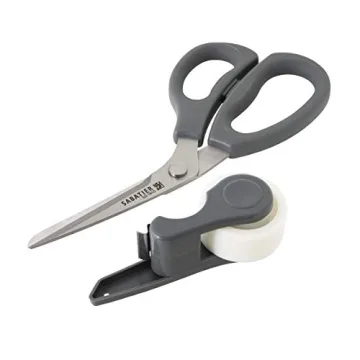 Sabatier 2-in-1 Gift Wrap Scissors with Tape Dispenser