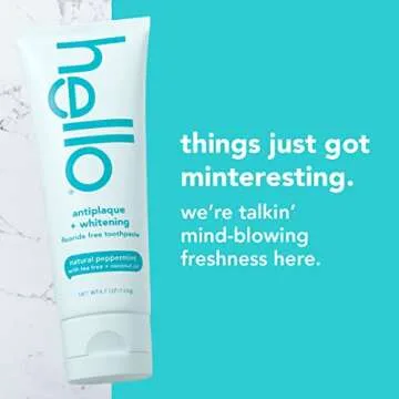 hello Antiplaque Whitening Toothpaste - Natural & Fluoride Free