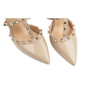 Eithy Women's Slingbacks Mid High Heels - Chic All-Day Comfort