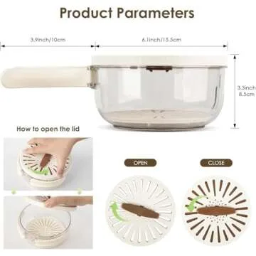 Versatile Kitchen Colanders Bowl - Easy Fruit Washing