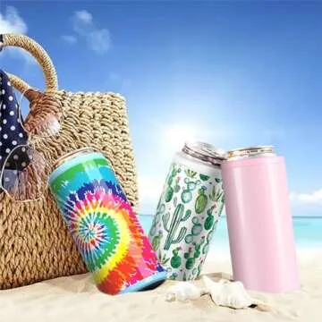 TILUCK Insulated Skinny Can Cooler for Slim Cans