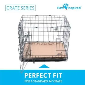 Paw Inspired Washable Crate Liners - Leakproof Non-Slip Pads