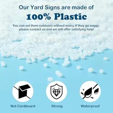 6 Pack White Ghost Halloween Yard Signs with Stakes