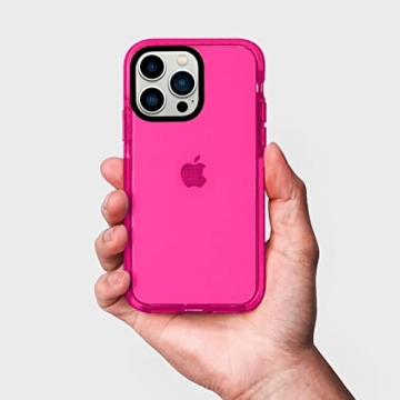 Neon Clear Case for iPhone 14 Pro Max with Protectors