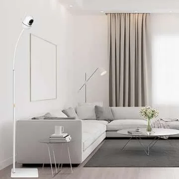 AISVAN Adjustable Height Baby Monitor Floor Stand Holder for Hellobaby HB6550 HB65/HB66/HB248 Baby Monitor and Also Compatible with The Nanit Pro Smart Baby Monitor & Flex Stand