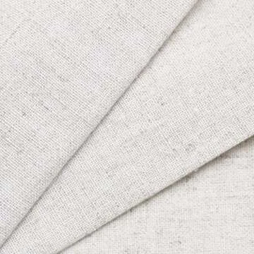 Natural Cotton Linen Napkin Set of 12 18x18 inch Dinner Napkins - Washable Soft Premium Hotel Quality Reusable Napkins Perfect Table Napkins for Family Dinners, Weddings (Hemstitch Napkins)