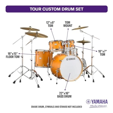 Yamaha Tour Custom Maple Shell Pack Caramel Satin