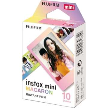 FUJIFILM Instax Mini Macaron Film - 10 Exposures