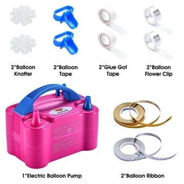 NuLink 600W Electric Balloon Pump for Party Decorations