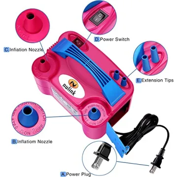 NuLink 600W Electric Balloon Pump for Party Decorations