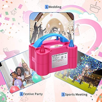 NuLink 600W Electric Balloon Pump for Party Decorations