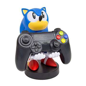 Exquisite Gaming: Sonic - Mobile Phone & Gaming Controller Holder, Sonic The Hedgehog Device Stand, ...
