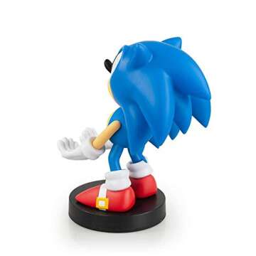 Exquisite Gaming: Sonic - Mobile Phone & Gaming Controller Holder, Sonic The Hedgehog Device Stand, Cable Guys, Sony Licensed Figure