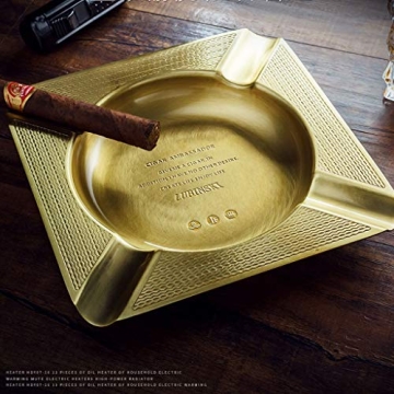 Pure Copper Cigar Ashtray Elegant Mens Gift