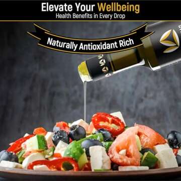 LACONIAN LEGACY Authentic Olive Oil Extra Virgin - Rich in Polyphenols & Antioxidants - First Cold Pressed from Single Source, Estate-Grown Athinolia Greek Variety Olives - Certified Organic - 500ml