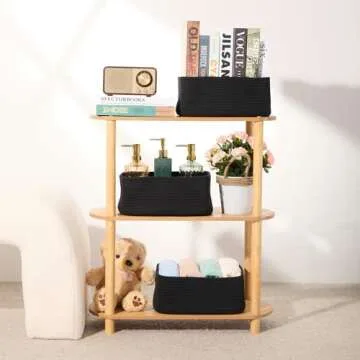 MiniArk Decorative Storage Baskets for Home Organization
