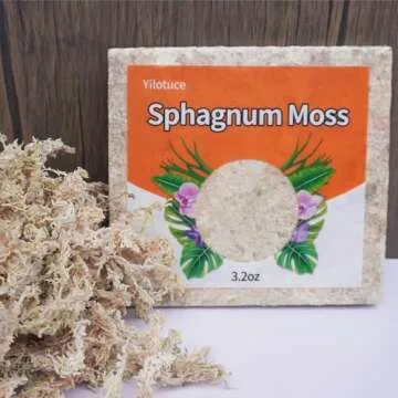 Yilotuce Premium Sphagnum Moss for Plants, 3.2 oz Brick
