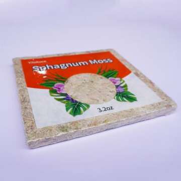 Yilotuce Premium Sphagnum Moss for Plants, 3.2 oz Brick