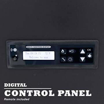 Mr. Heater Cleveland Iron Works No.205 Large Pellet Stove 2500 Sq Ft