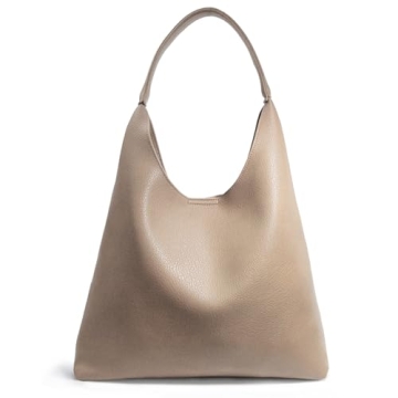 HOXIS Soft Vegan Leather Slouchy Hobo Bag for Women
