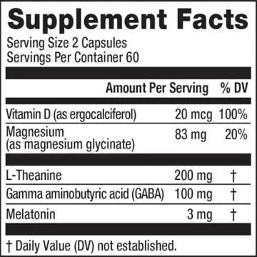 Natural Vitality Calm Sleep Magnesium Supplement, Melatonin & Magnesium Citrate, Sleep Aid Capsules, Gluten Free, Vegan, Non-GMO, Helps The Body Ease Into Sleep, 120 Capsules