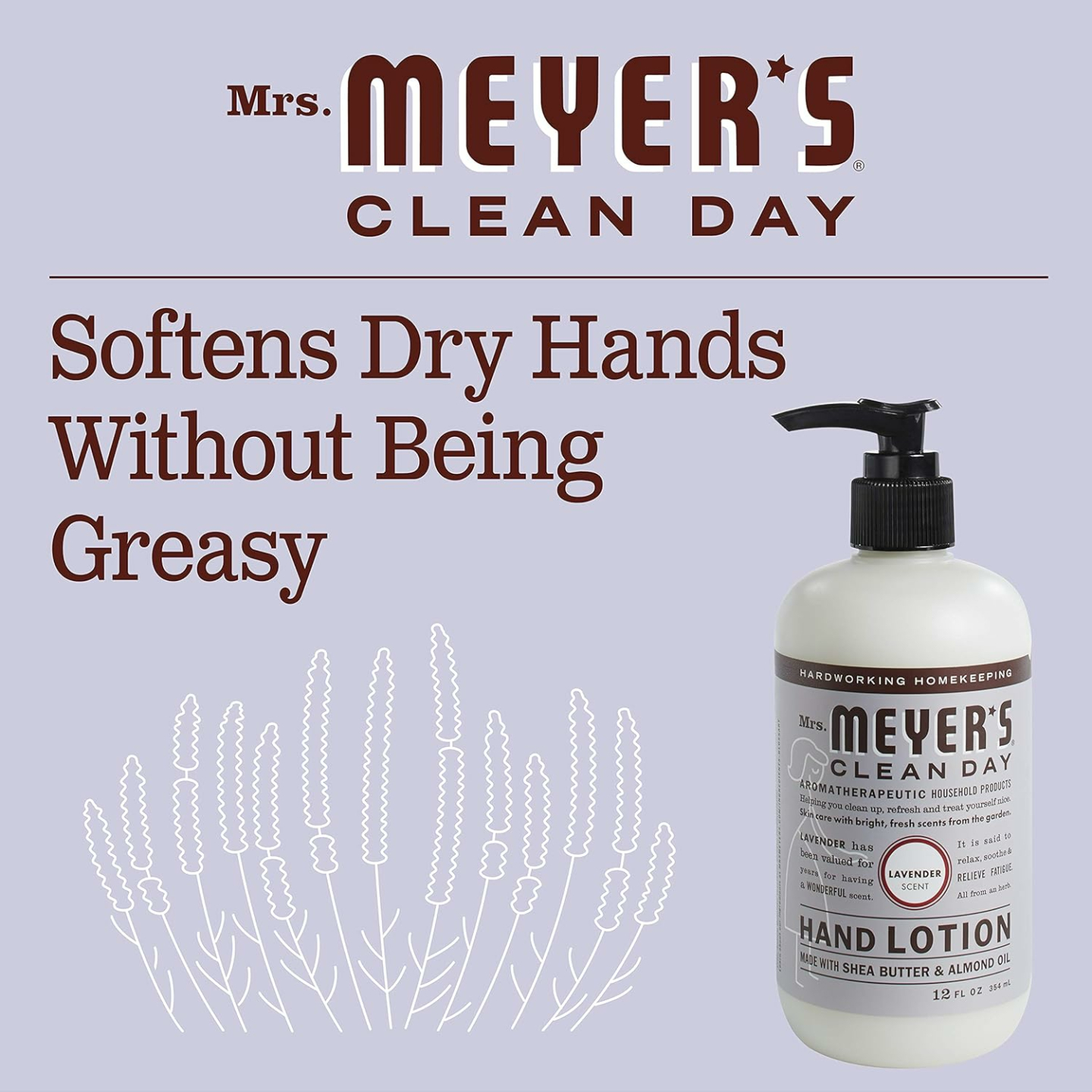 MRS. MEYER'S Hand Lotion - Lavender - 12 oz