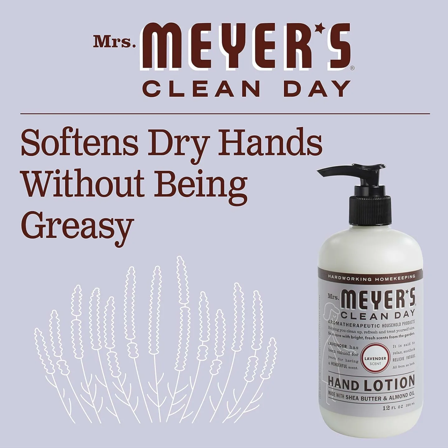 MRS. MEYER'S Hand Lotion - Lavender - 12 oz