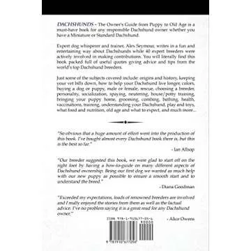 Dachshunds - The Owner's Guide from Puppy To Old Age - Choosing, Caring For, Grooming, Health, Train...