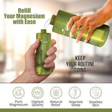 Zechstein Magnesium Oil Spray Refill - 13.52 Oz for Recovery