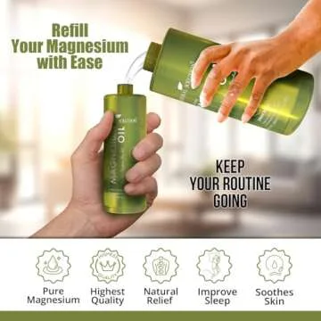 Zechstein Magnesium Oil Spray Refill - 13.52 Oz for Recovery