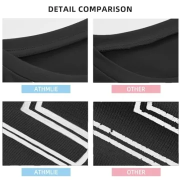 ATHMILE Womens Summer Spring Oversized T Shirts Loose Fit Crewneck Short Sleeve Tops Casual Blouse Y2K 2025 Basic Tee Black