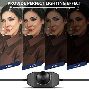 Neewer LED Light Stick, Photography LED Lighting Kit, 36W Handheld LED Video Light Stick 5500K with Adjustable Brightness, 2-Meter Light Stand for Photo Studio Portrait Product Shooting