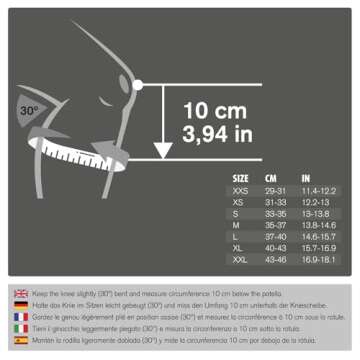 Rehband RX Knee Support - 7mm Neoprene Sleeve for All