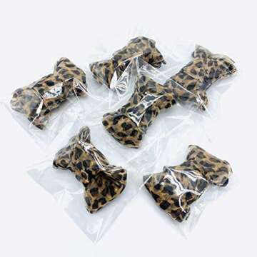 "N/A" Fashion Leopard Shoe Laces, Soft Satin Ribbon Shoelaces for Casual Shoes Shoestring for Women Girls 4CM Wide 1 Pair (Yellow leopard)